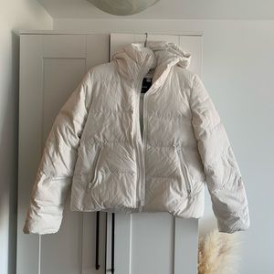 Under armour white puffer jacket